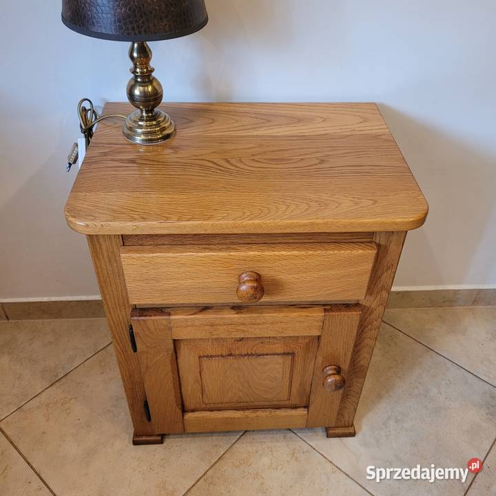 Szafka nocna komoda dębowa 58cm Nocne zachodniopomorskie Białogard