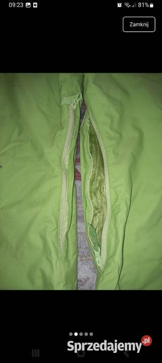 Zielone spodnie narciarskie Balice