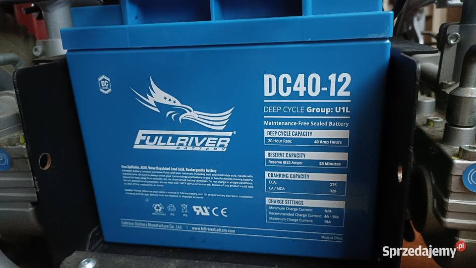Akumulator Fullriver AGM DC4012 12V 40Ah 275A Szemud