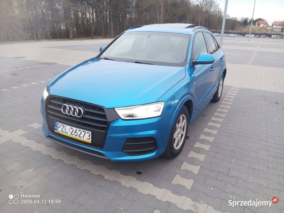Audi Q3 2016r 2x sline manual panorama hak skóry 150KM wielkopolskie Jastrowie