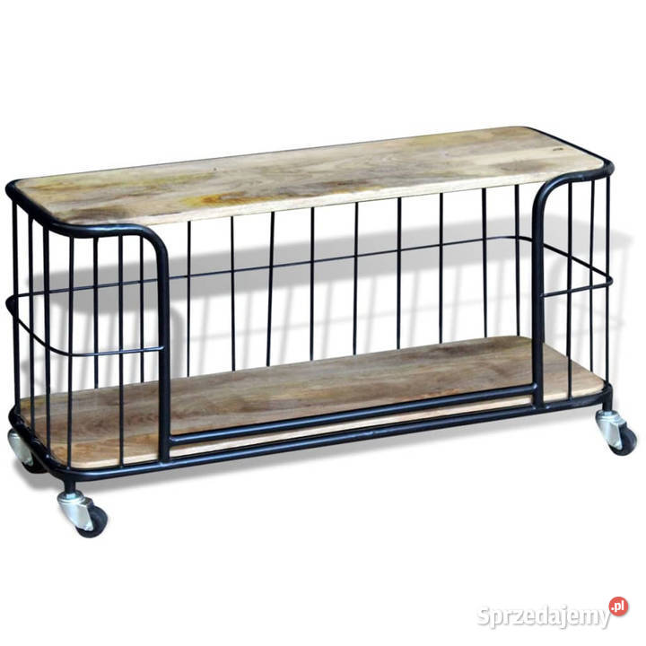 Szafka pod TV drewno mango 100x40x45 WM243301 Warszawa