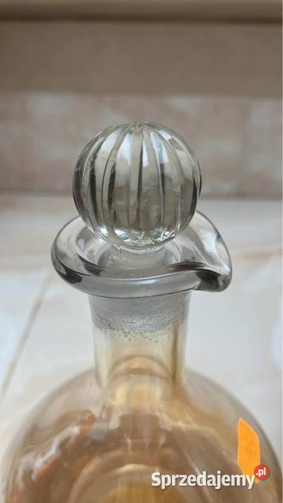 Karafka miodowe opalizowane Szlif