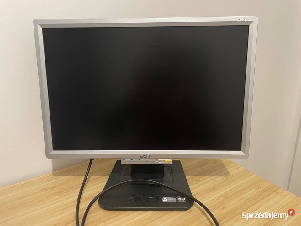 Monitor LCD 19 ACER AL1916W mazowieckie Warszawa sprzedam