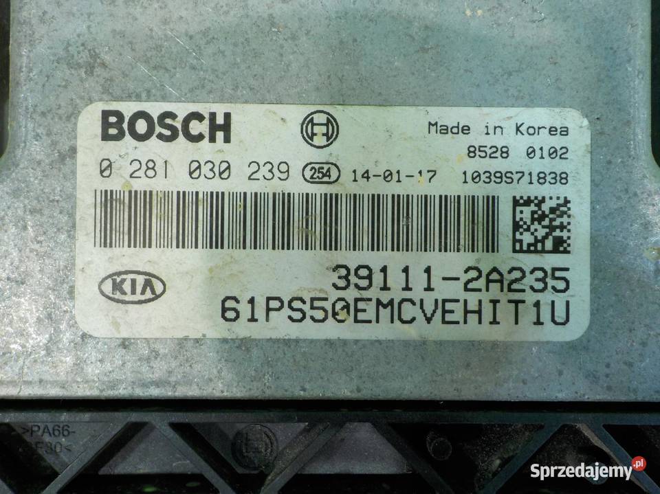 KIA SOUL II 16 CRDI 15r 5D sterownik komputer osobowe Suków