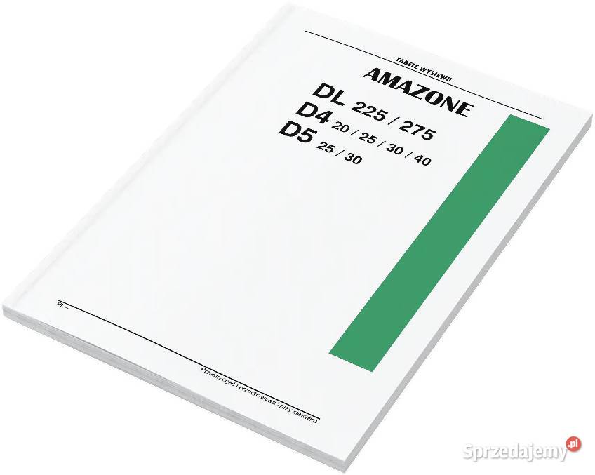 Amazone BBG S320 S330 S340 Nova Instrukcja Szamotuły