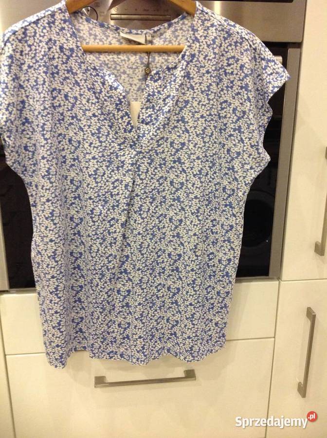 Bluzka Damska KAFFE M Kwiatki NOWA Bluzki i koszule Nowa Sól