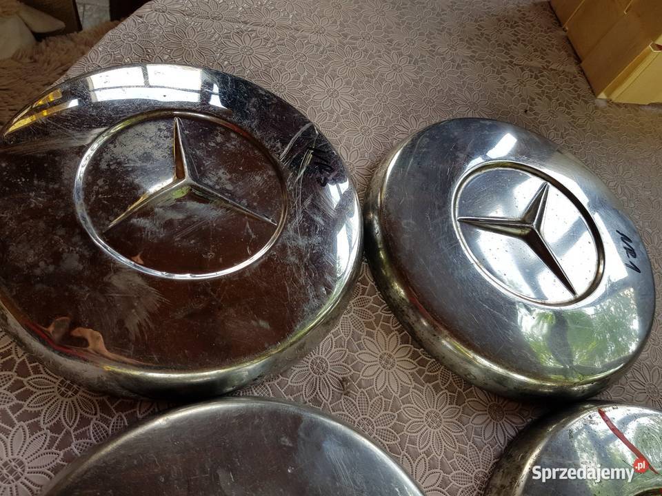 6 Kołpaki chrom stary zabytkowy MercedesOryginał Barlinek