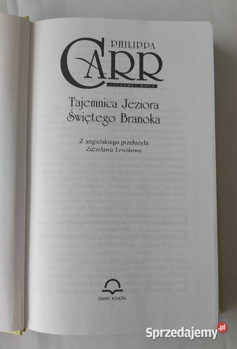 Tajemnica Jeziora Świętego Branoka Philippa Carr Hajnówka sprzedam