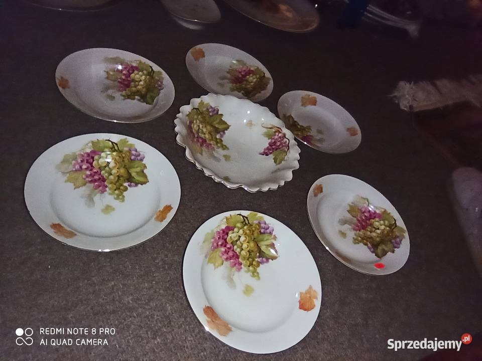 Porcelanowa misa z winogromi
Z 6 miseczkami Gdańsk