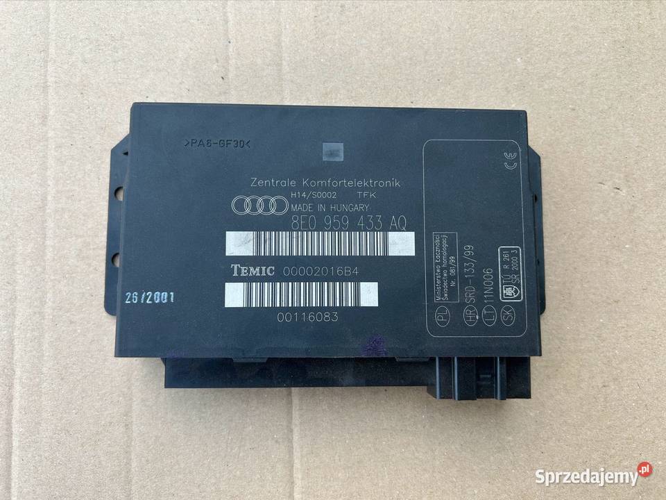 Moduł komfortu Audi a4 b6 b7 8E0959433AQ Bydgoszcz