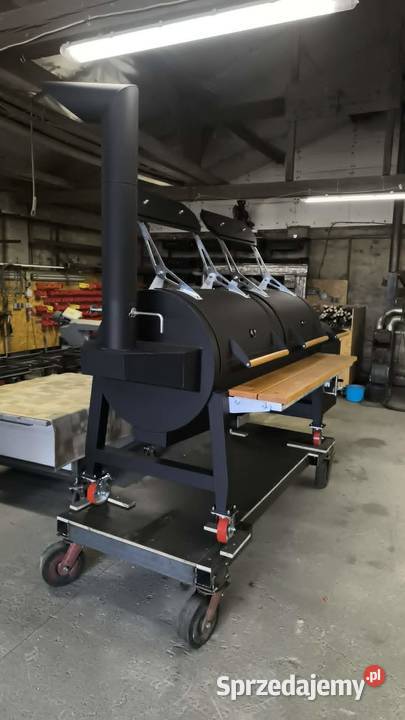 Smoker American bbq Wędzarnia kolos blacha 4mm Grille i wędzarnie
