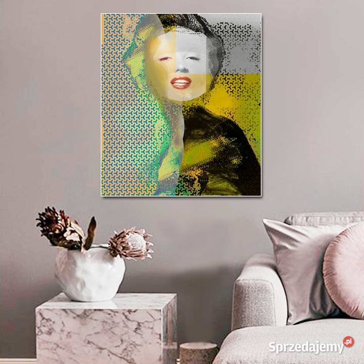 Obraz canvas Marilyn Monroe smile 90x100 podlaskie