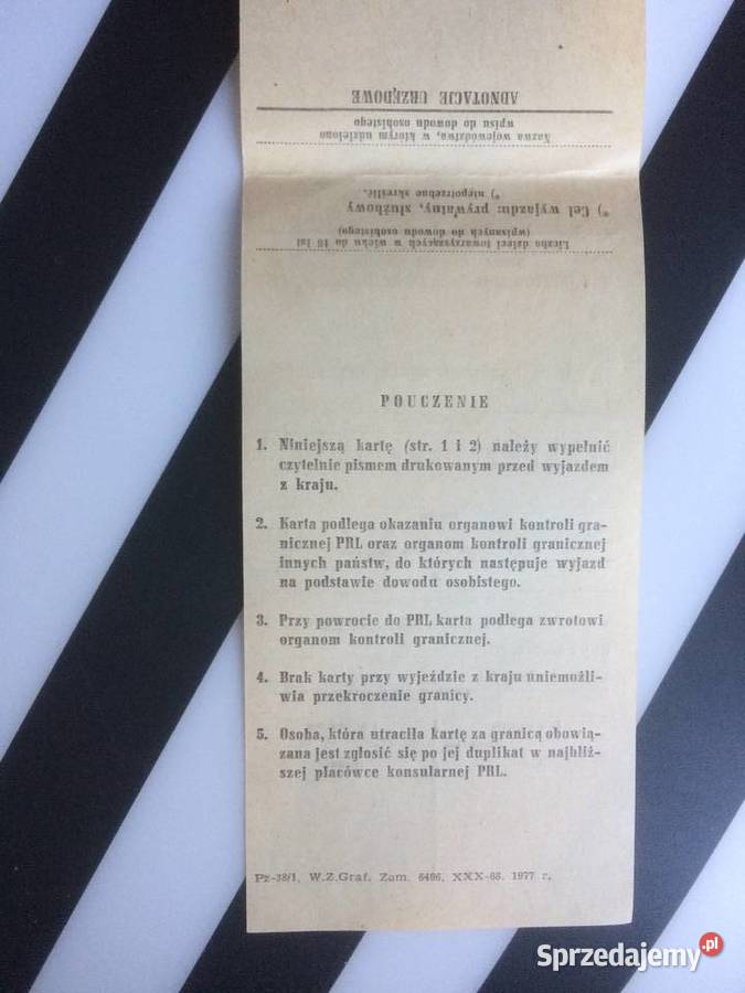 1046 Karta Przekroczenia Granicy zachodniopomorskie Szczecin