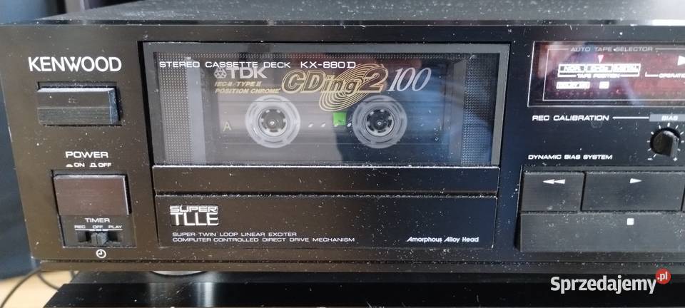 Magnetofon deck 2 głowicowy Kenwood KX880D Magnetofony Warszawa