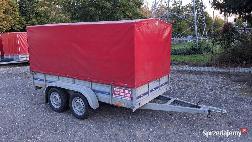 Używana przyczepa SUSKI TEMARED RYDWAN 300x150 Lublin sprzedam