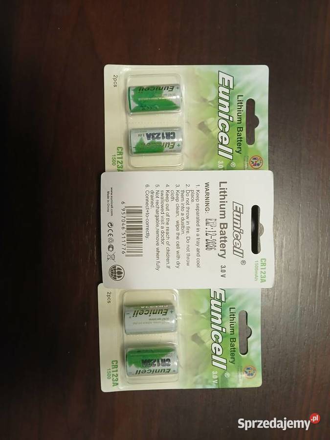 Baterie CR123A o napięciu 30 V 6 Nowy Targ