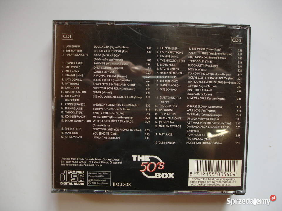 THE 50s Box 2 CD CD Zielona Góra