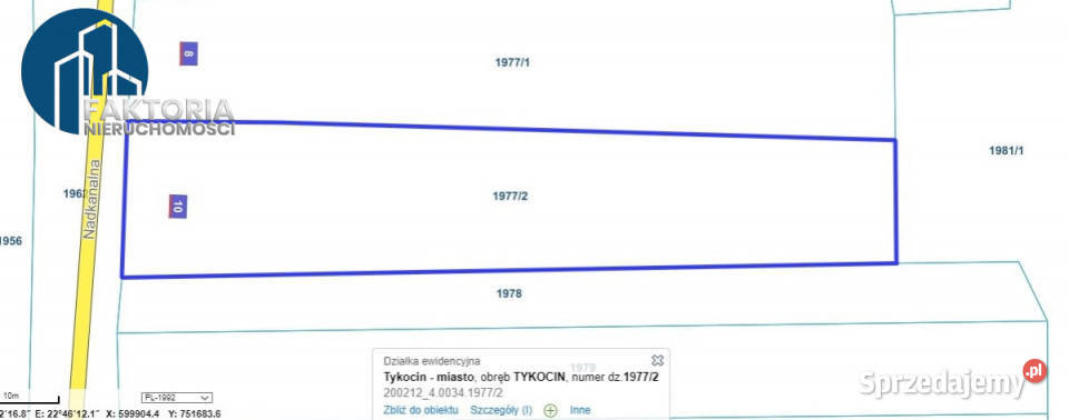 Działka Tykocin Nadkanalna 105m2 podlaskie
