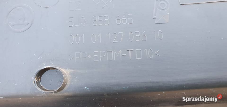 SKODA FABIA 2 II KRATKA HALOGENU Karoseria lubuskie Trzciel
