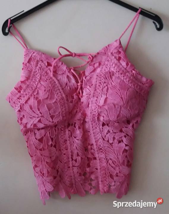 Top ażur gipiura z miseczką 5 kolorów Italy podlaskie Białystok