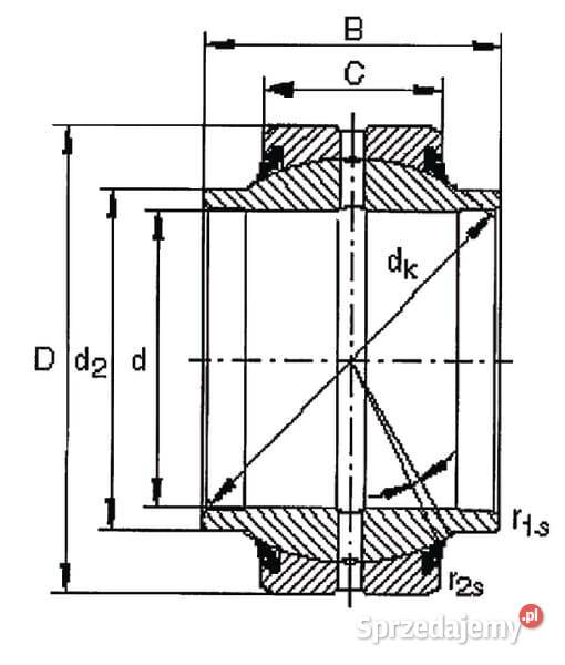 Łożysko GE 70 HO2RS GE70HO2RS