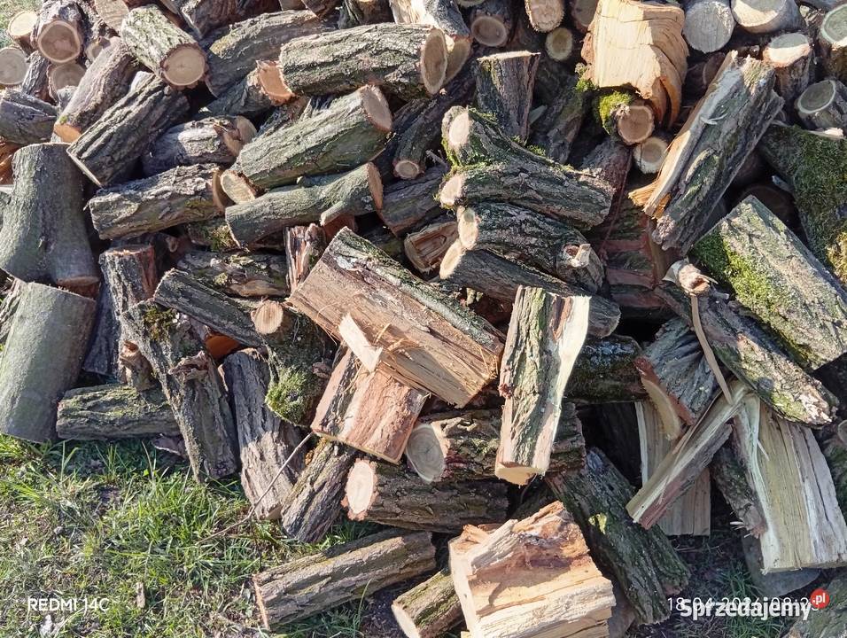 Drewno opałowe liściaste topola olcha wierzba Opał Sarzyna