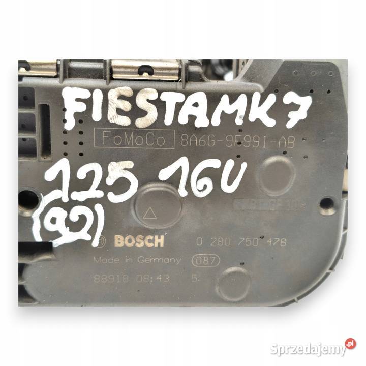 PRZEPUSTNICA Ford Fiesta MK7 125 8A6G9F991AB osobowe Chełm