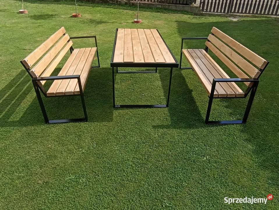 Zestawy ogrodowe na wymiar Ławki małopolskie Biecz