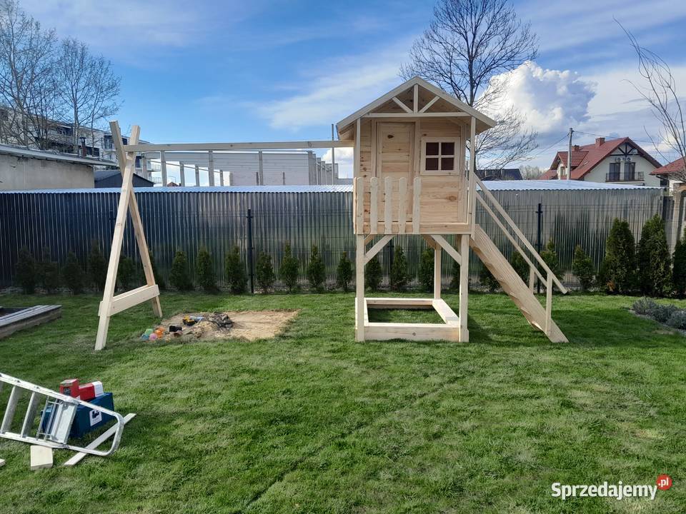 Domek drewniany plac zabaw podkarpackie Dębica
