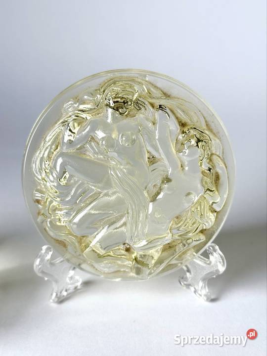 Stare cytrynowe puzderko Bohemia Czechosłowacja sprzedam