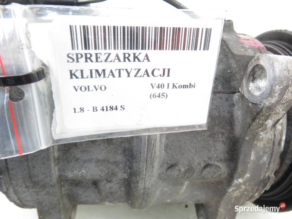 KOMPRESOR KLIMATYZACJI VOLVO V40 I 18 30613408