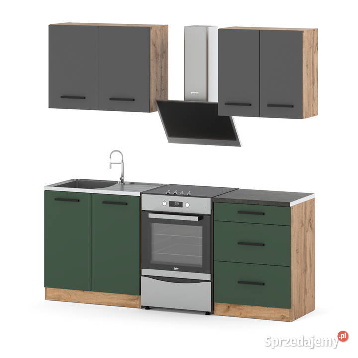 Kuchnia nowoczesna modułowa mała z blatem 2m warmińsko-mazurskie sprzedam