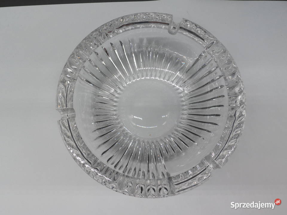 Stara Kryształowa Popielnica PRL Lausitzer Glas Porcelana i szkło Raszków