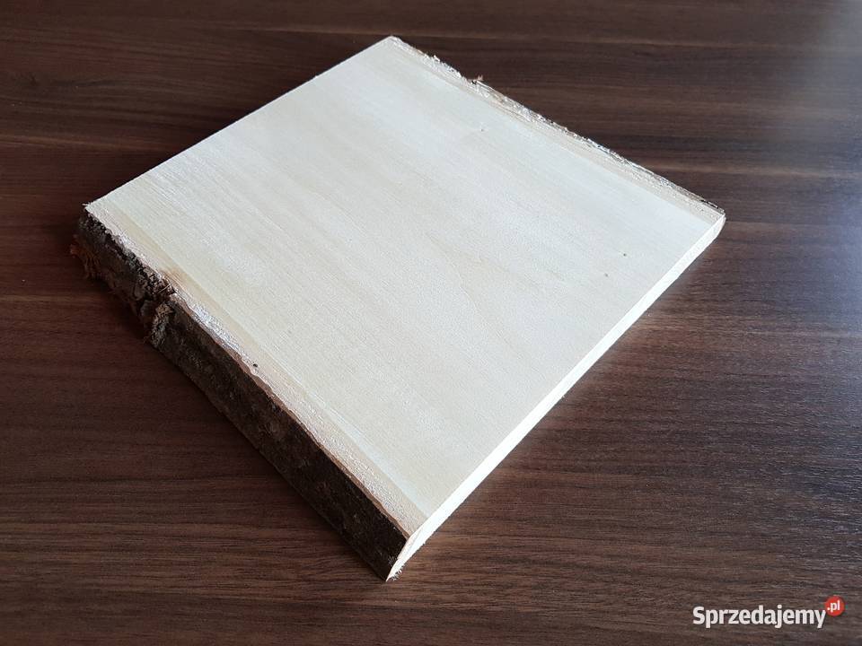 Deska lipowa z korą 25x175x25 rzeźba ikony sprzedam