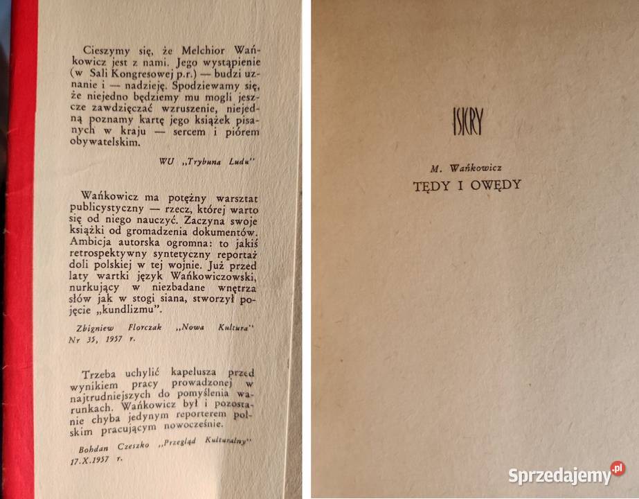 Tędy i owędy Wańkowicz Melchior świętokrzyskie