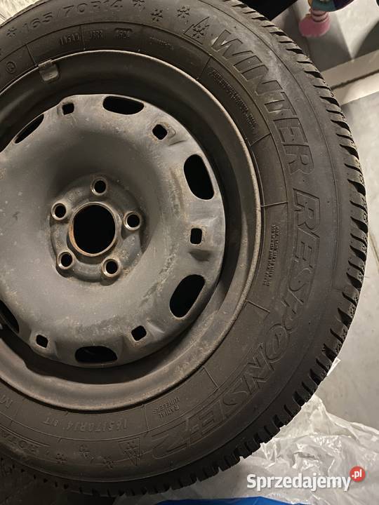 Opony zimowe z FELGAMI 16570 R14 Dunlop Winter Kraków