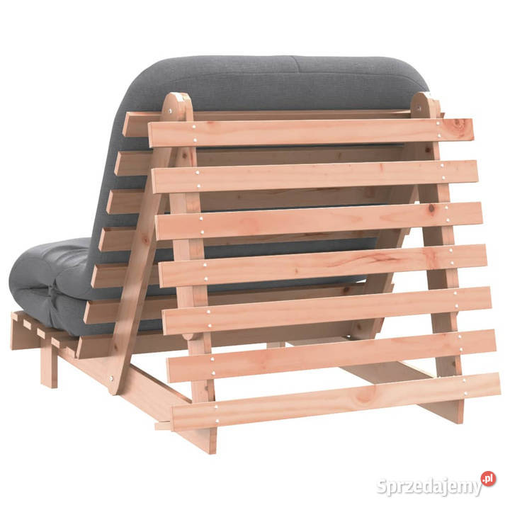 Sofa rozkładana futon z materacem 80x206x11