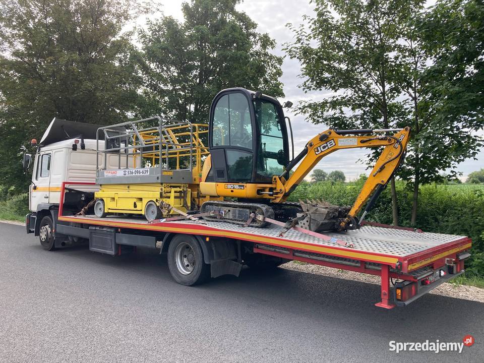 Transport maszyn budowlanych rolniczych itp