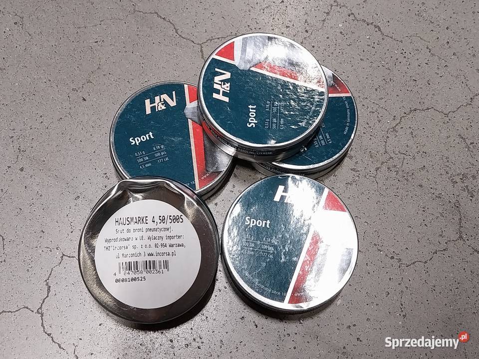 Śrut diabolo HN Sport Glatt 45 mm 500 051026 Czeladź