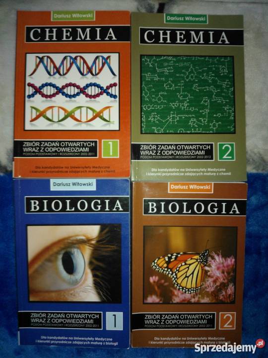 Zbiór zadań Witowski Biologia i Chemia skrypt, zeszyt ćwiczeń, zbiór zadań, testów