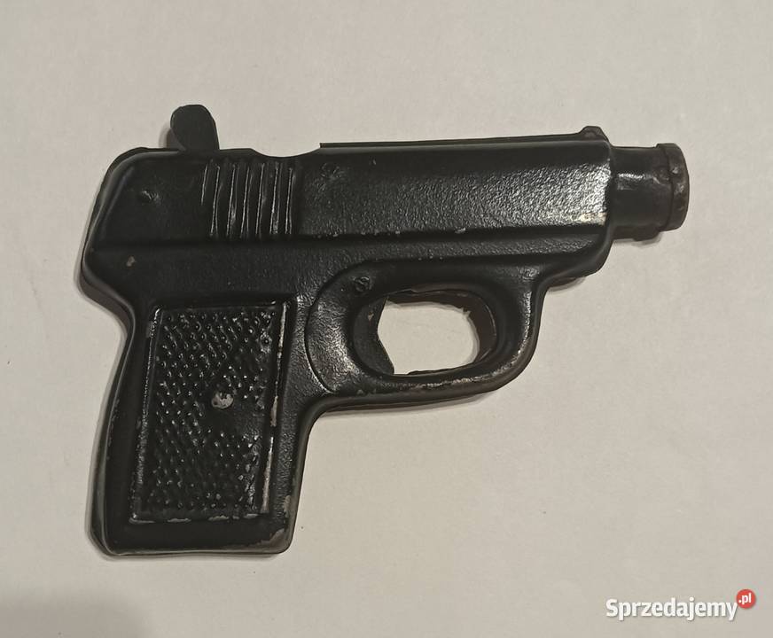 Stary korkowiec zabawka z PRL metalowy w pełni Katowice