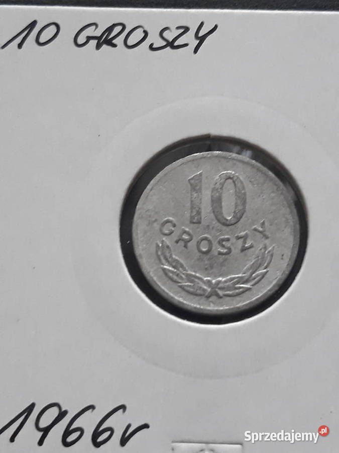 10 Groszy 1966 r PRL Konin sprzedam