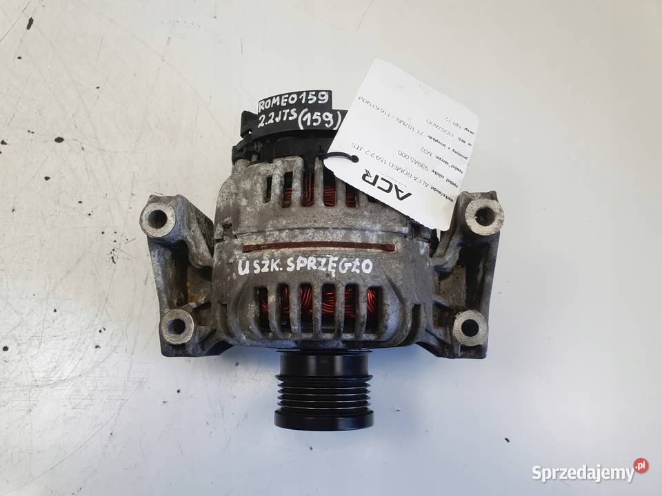 ALTERNATOR Alfa Romeo 159 22 JTS bosch Układ elektryczny silnika lubelskie Rudka