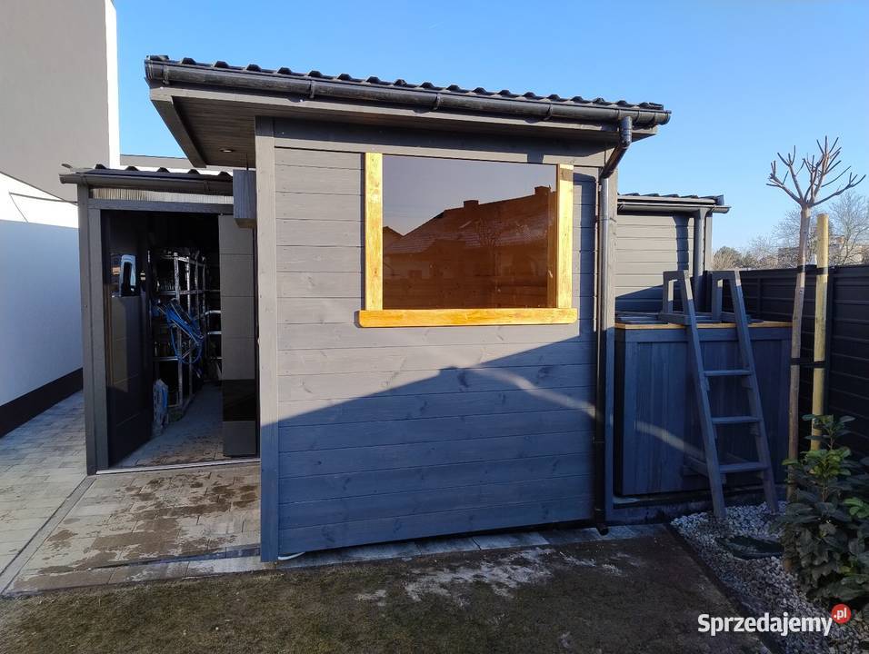 Sauna ogrodowa zewnętrzna