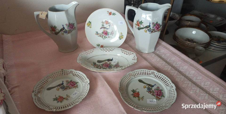 Dzbanek z pawiem biała porcelana
Bez sygnatury
O pomorskie Gdańsk