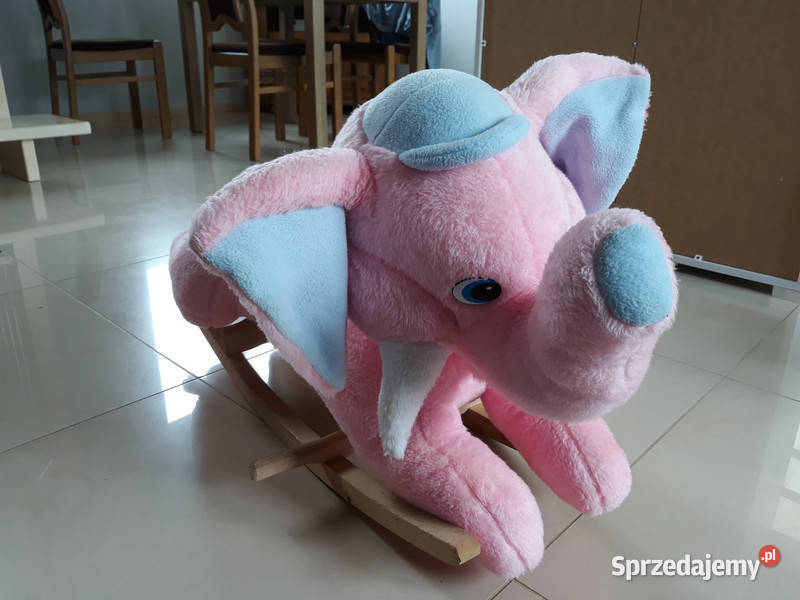 Różowy słoń na biegunach Reda