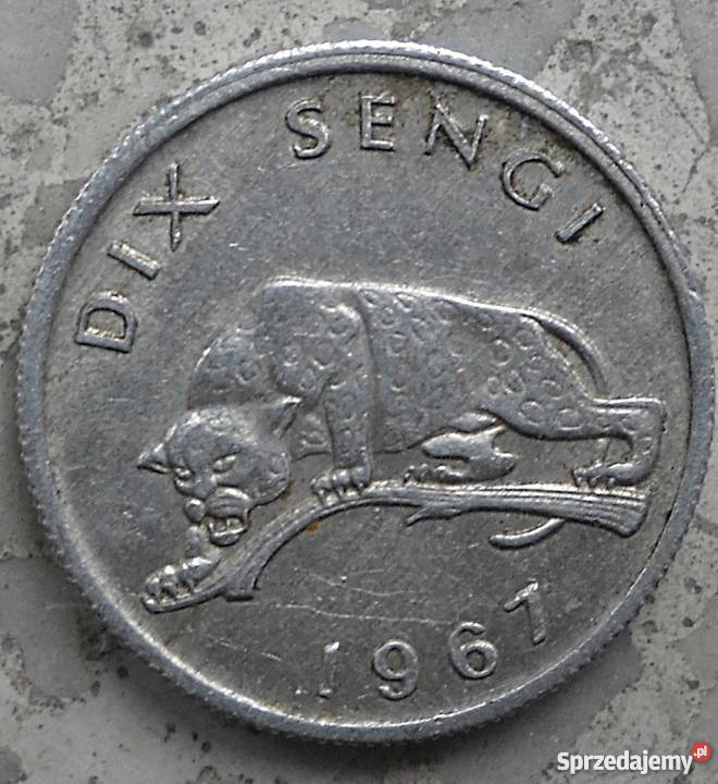 CONGO10 SENGI1967 rAL Numizmatyka mazowieckie Legionowo