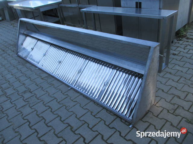 OKAP GASTRONOMICZNY SKOŚNY Z FILTRAMI 3007040 Ostrów Wielkopolski