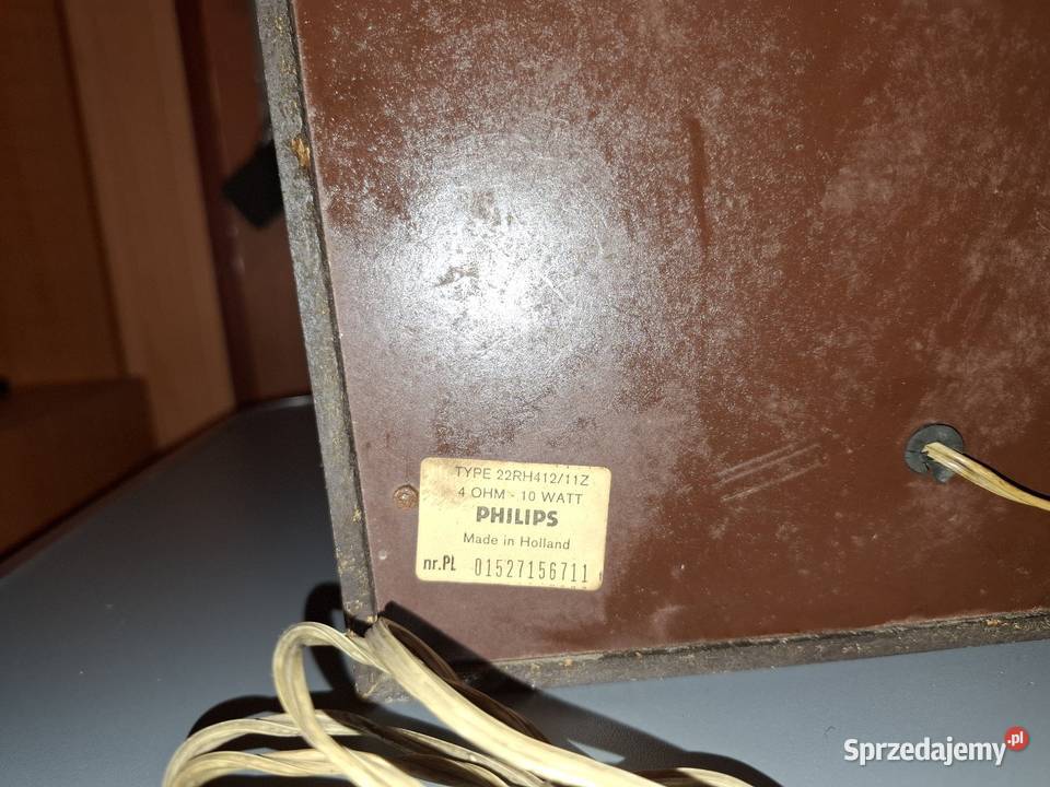 Kolumny Stereo Philips 22RH41211Z Vintage 1971 Sochaczew
