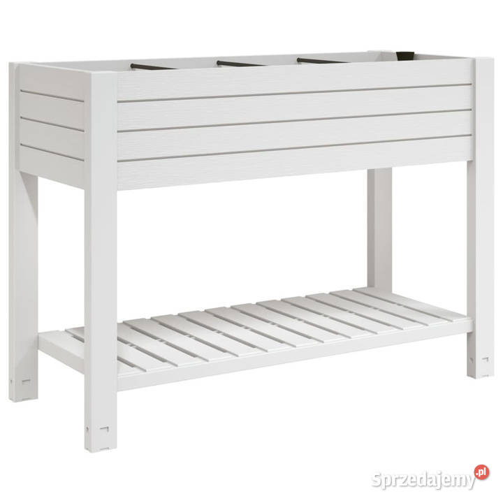 Donica do podwyższonej rabaty biała 110x45x79 PP Warszawa